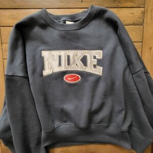 Nike Phoenix Fleece City Oversized Cotton Blend Sweatshirt